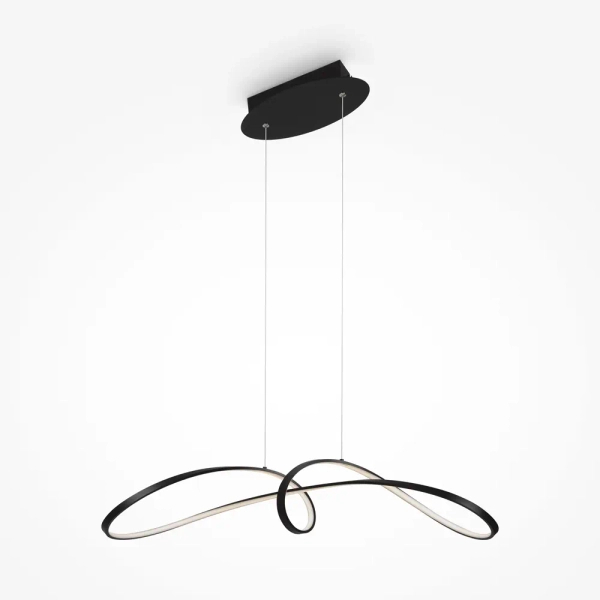 Wisząca lampa nad wyspę Curve MOD156PL-L52B4K LED 42W 4000K czarna