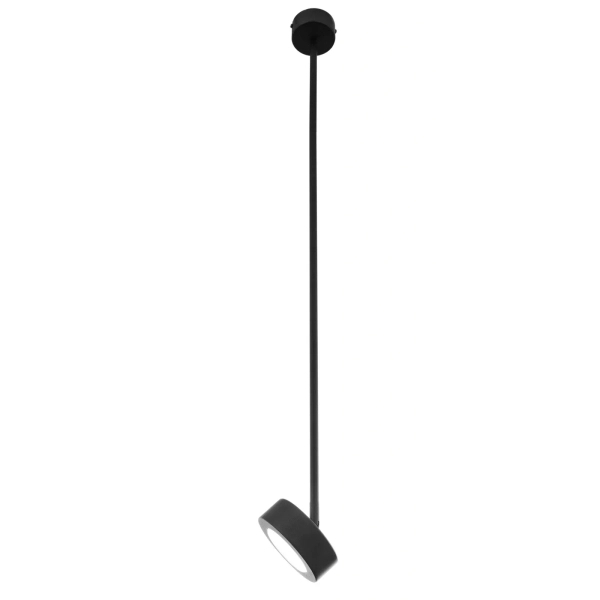 Zwisowa lampa czarna BAR ruchomy reflektor 1xGx53 do biura 41672