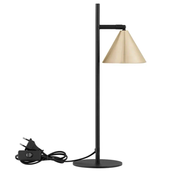 Elegancka lampka stołowa do biura SALVADO LE45598 złota