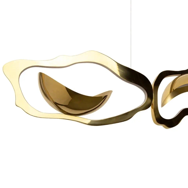 Potrójna lampa wisząca CHAIN złota MSE1501100588 3xLED 54W 3000K nad stół