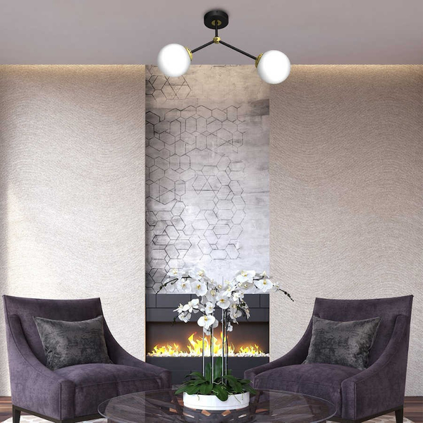 Loftowa lampa sufitowa JOY MLP7459 Milagro szklane kule białe