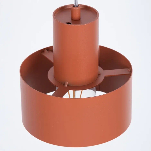 Wisząca lampa Rif S 41182 nad wyspę do jadalni ceglana