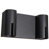 Elewacyjna LAMPA ścienna ROVIGO 603-2/BK-9 Italux metalowa OPRAWA ogrodowa LED 16W 3000K na taras outdoor IP54 czarna
