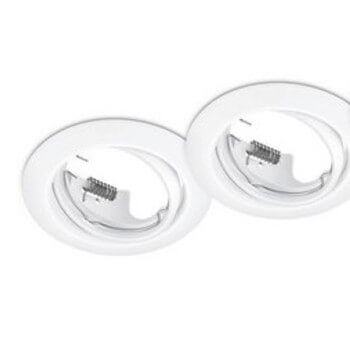 Zestaw trzech lamp podtynkowych z regulacją JURA 650100331 okrągłych biały