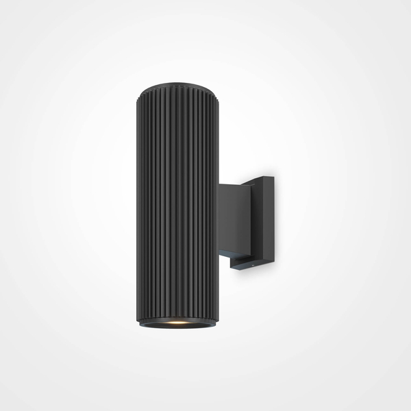 Kinkiet naścienny Rando O419WL-02B IP54 metalowy czarny