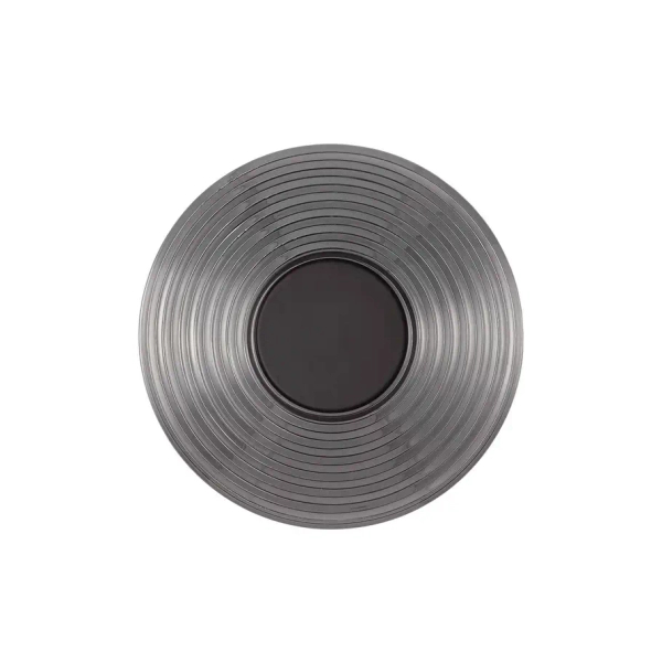 Ryflowana ścienna lampa BERMUDEZ czarna szara LE44930 1xLED 8W 3000K na korytarz