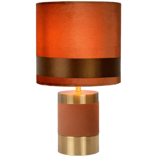 Abażurowa LAMPKA nocna EXTRAVAGANZA FRIZZLE 10500/81/43 Lucide stołowa LAMPA stojąca brązowa
