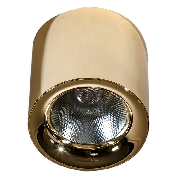 Okrągła lampa sufitowa Mane AZ4157 LED 30W sypialniana nad łóżko złota