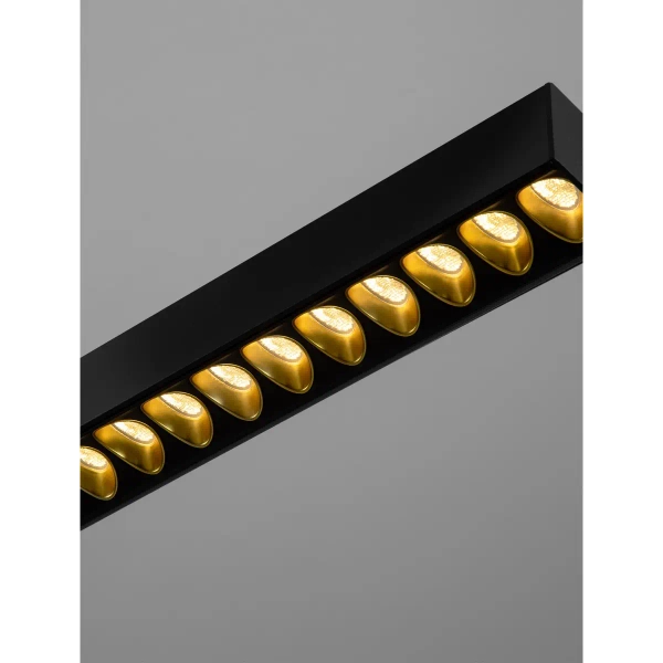 Liniowa wisząca lampa TARVANA LE45410 LED 25W 3000K do biura czarny