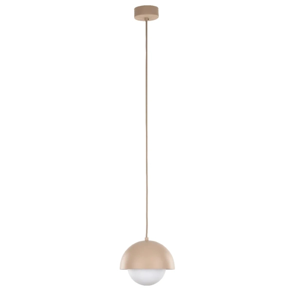 Kulista lampa wisząca Bono Sabia 10644 mleczna kula beżowy