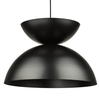 Kopułowa lampa wisząca Riya RIY0122 metalowa nad wyspę czarna