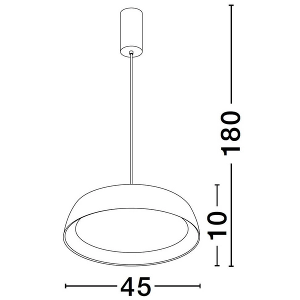 Kuchenna lampa wisząca CARACOLLO LE44813 LED 40W 3000K krągła biały drewniany