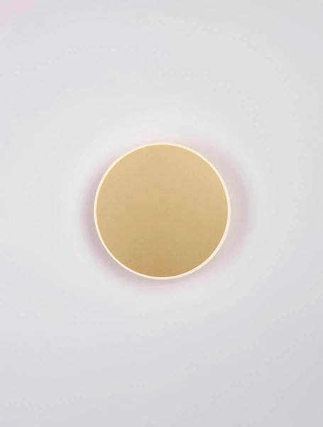 Metalowa lampa ścienna Chica do przedpokoju LED 20,5W 3000K złota