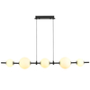 Kulista lampa wisząca MILA ST-CP241222-5L LED 27W 3000K kule białe czarne
