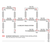 Łącznik elastyczny do szynoprzewodu 8119 Shilo szyna 3-fazowa czarny