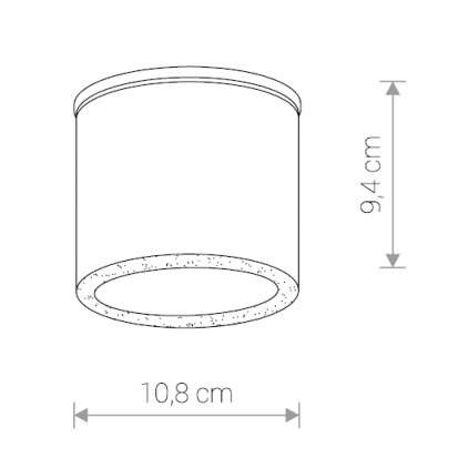 Zewnętrzna LAMPA sufitowa stropowa HEXA 9565 Nowodvorski ogrodowa OPRAWA tuba DOWNLIGHT outdoor IP44 grafitowa