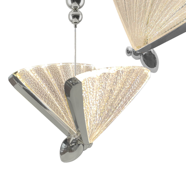 Potrójna lampa wisząca Mariposa LP-1715/3P CH Light Prestige LED 24W 3000-6000K chrom