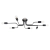 Loftowa lampa sufitowa VECTOR SL.1448 do salonu czarna