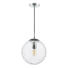 Wisząca lampa do jadalni Ripple SP71-RIP8808 nad stół szklana chrom
