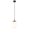 Lampa wisząca nad wyspę Esme 5670 bubble zwis ball biała czarna