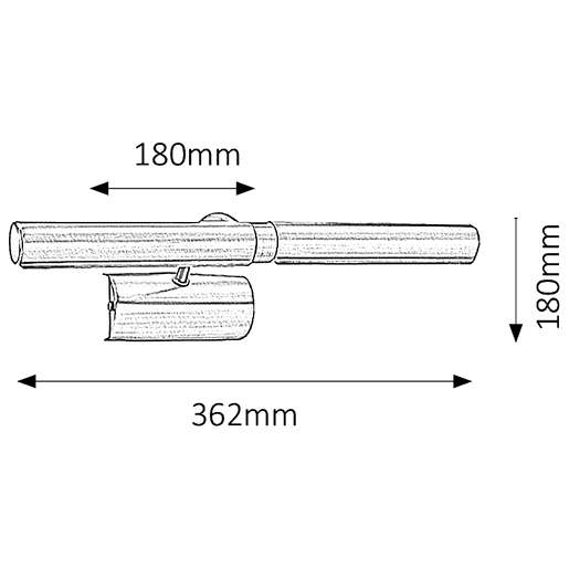 Kinkiet LAMPA ścienna PICTURE LIGHT 3642 Rabalux klasyczna OPRAWA metalowa galeryjka brąz