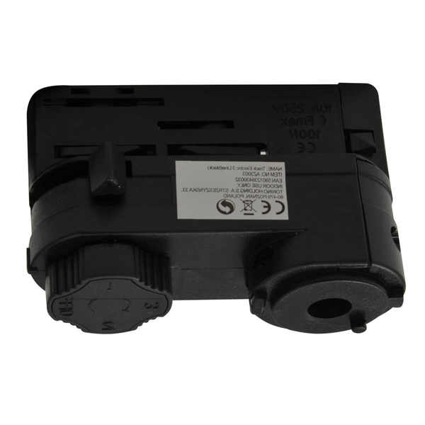 Adapter zasilający TRACK AZ3003 Azzardo do szynoprzewodu 3-fazowego czarny
