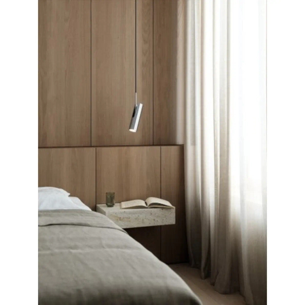 Zwisająca lampa tubka MIB 71679933 regulowana do sypialni chrom