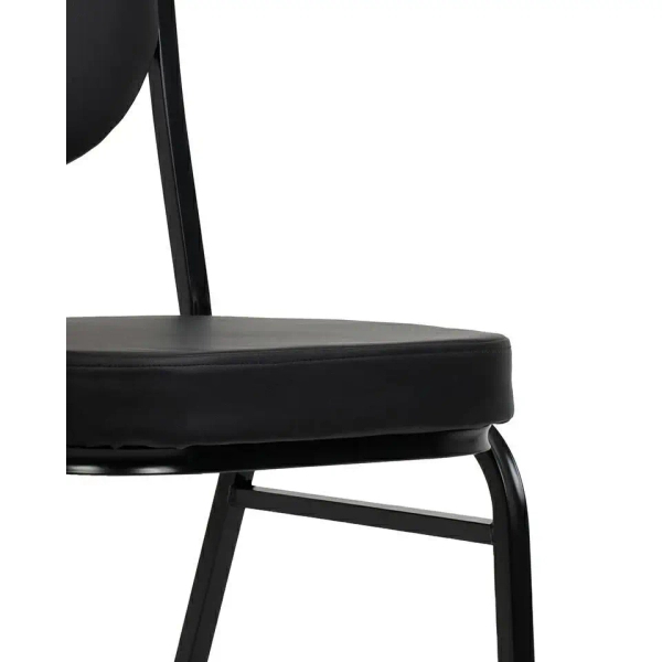Ergonomiczne krzesło bankietowe Hebe KH1501100312 czarna
