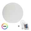 Zewnętrzna lampa stojąca Globo EKO1367 IP44 RGB bubble biała