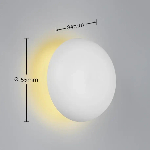 Kinkiet na ścianę ściemnialny DAVEY R24431131 LED 1,5W 3000K biały
