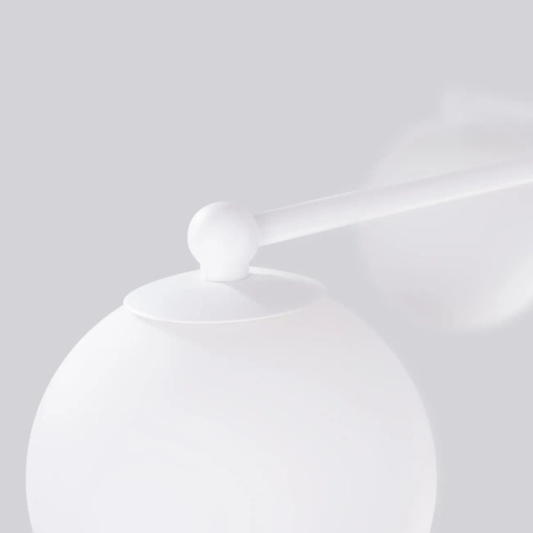 Sufitowa lampa potrójna ASTRAL biała SL.1659 szklana kulista do salonu