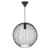 Wisząca lampa druciana BERONI 2213323003 nad stół czarny OUTLET