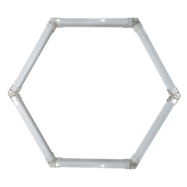 Geometryczny plafon Geometric New LP-0209/1C 4K LED 4000K IP44 biały