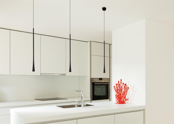 LAMPA wisząca COFFEE P0373 Maxlight metalowa OPRAWA zwis LED 7W 3000K kropla łezka drop czarna
