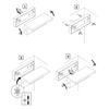 Lampa elewacyjna z czujnikiem TESA 324054 LED 10W 4000K IP54 czarny biały