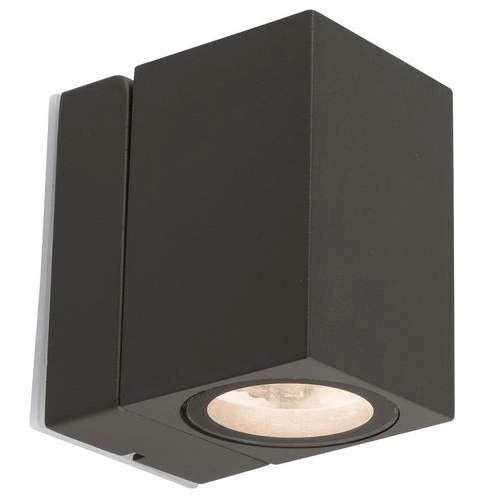 Ogrodowa LAMPA ścienna PRIMM 9551 Nowodvorski zewnętrzna OPRAWA metalowy reflektorek IP54 grafitowa