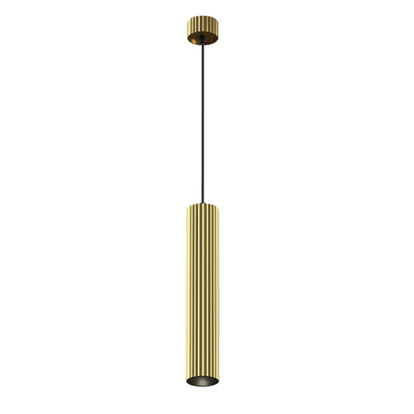 Ścienna lampa Calipso P106PL-01-GU10-BS metalowa tubka mosiądz