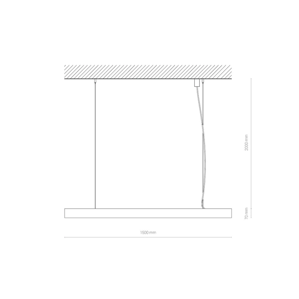 Metalowa lampa nasufitowa Cl Office Pro 10215 Nowodvorski LED 40W 3000K biała