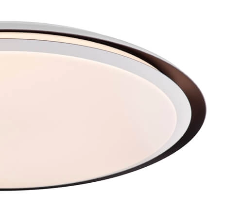 Natynkowy plafon Xaver 41359-40RGBSH LED 40W biały czarny