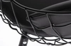 Krzesło Demon 180-DMT.BLACK tapicerowane ekoskórą czarne