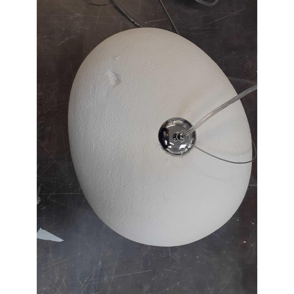 Sypialniana lampa wisząca Stone DN426-400 metal nad stół kamień biała outlet