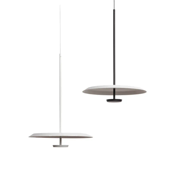 Lampa wisząca metalowa Rotonde ABR-LWO-RTO-10W-BZ LED 10W biała czarna