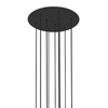 Lampa wisząca sople One bąbelki zwis LED 45W 3000K czarna złota