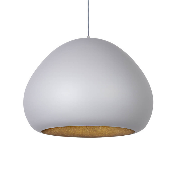 Lampa wisząca Lava 41078 Sigma zwis do sypialni szara złota