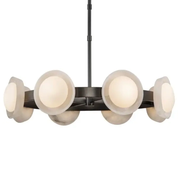 Żyrandol modernistyczny Alonso QN-ALONSO8-UBZ-AR LED 30W 3000K brązowy