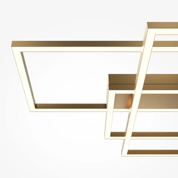 Modernistyczna sufitowa lampa Rida MOD015CL-L80GK LED 78W 2600-3000K złoty