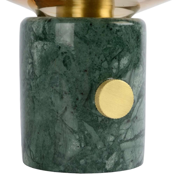 Loftowa LAMPA stołowa CHARLIZE 03520/01/62 Lucide marmurowa LAMPKA stojąca zielona bursztynowa