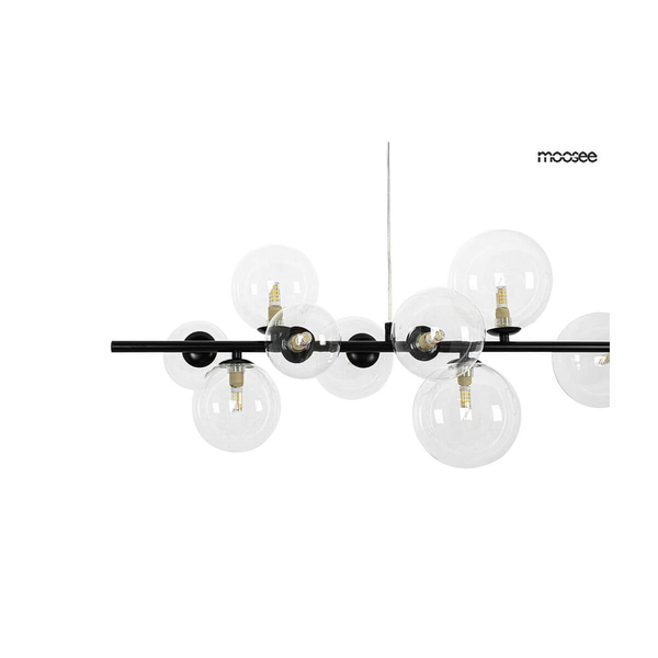 Modernistyczna lampa wisząca Alure bubbles LED 15W czarna