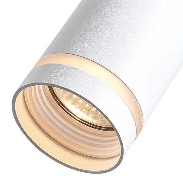 Jednoobwodowa lampa wisząca do systemu szynowego Pipe ML7672 tuba biała
