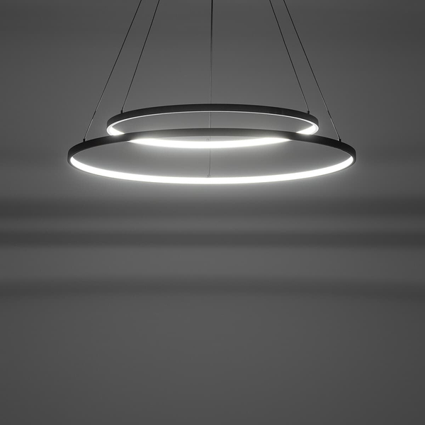 Pierścieniowa wisząca lampa Circolo 10814 Nowodvorski LED 35W 3000K czarna